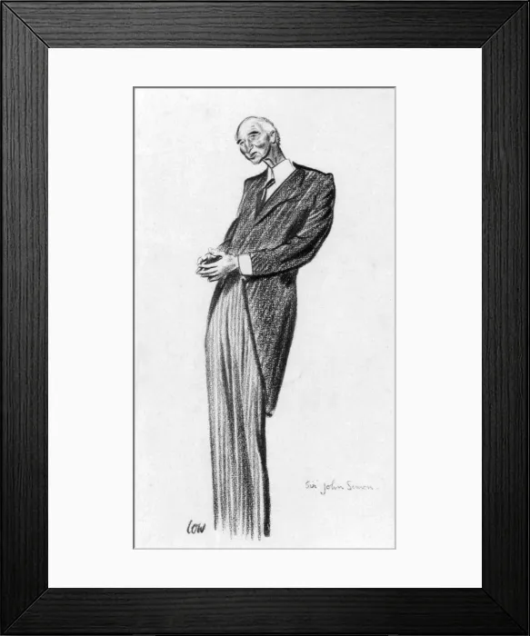 Framed Print : John Simon, 1st Viscount Simon, 1933. Artist: Robert Low Framed Print : John Simon, 1st Viscount Simon, 1933. Artist: Robert Low