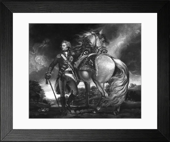 Framed Print : George, Prince of Wales. Artist: SW Reynolds Framed Print : George, Prince of Wales. Artist: SW Reynolds