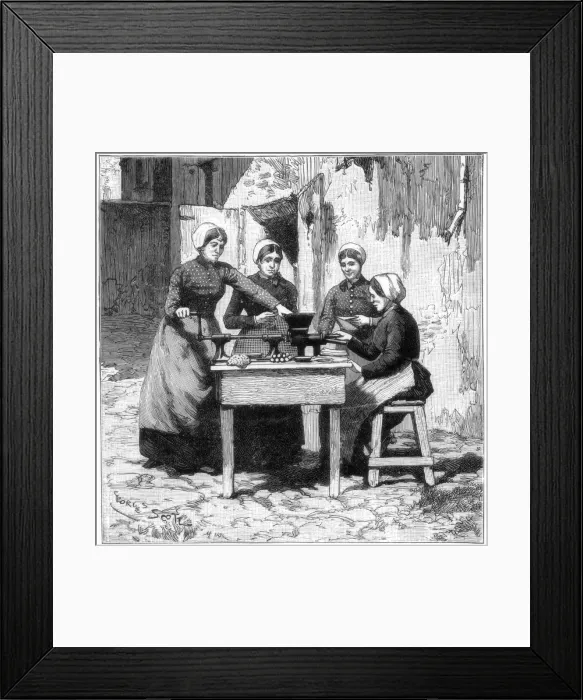 Framed Print : Moulding explosive gum cartridges, Isleten, near Fluelen, Switzerland, 1893 Framed Print : Moulding explosive gum cartridges, Isleten, near Fluelen, Switzerland, 1893