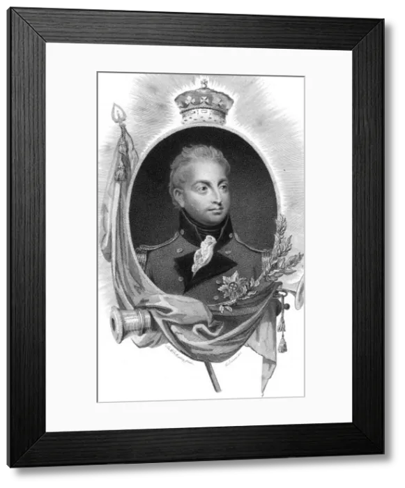 Framed Print : William Frederick, 2nd Duke of Gloucester. Artist: Scriven