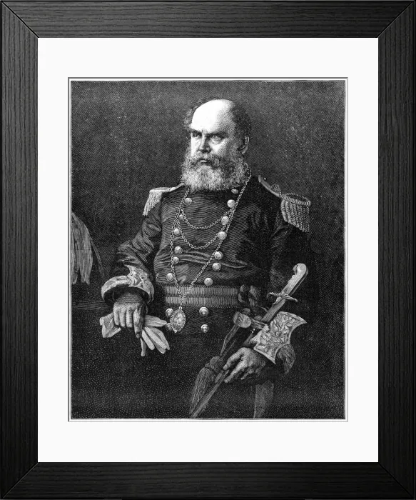 Framed Print : Sir James Falshaw, Lord Provost of Edinburgh (1900). Artist: John Moffat Framed Print : Sir James Falshaw, Lord Provost of Edinburgh (1900). Artist: John Moffat