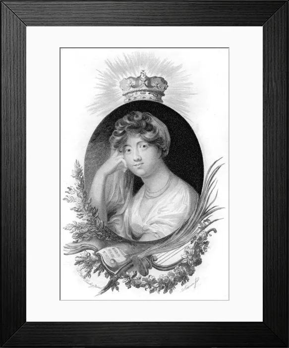 Framed Print : Princess Sophia of Gloucester. Artist: Scriven Framed Print : Princess Sophia of Gloucester. Artist: Scriven