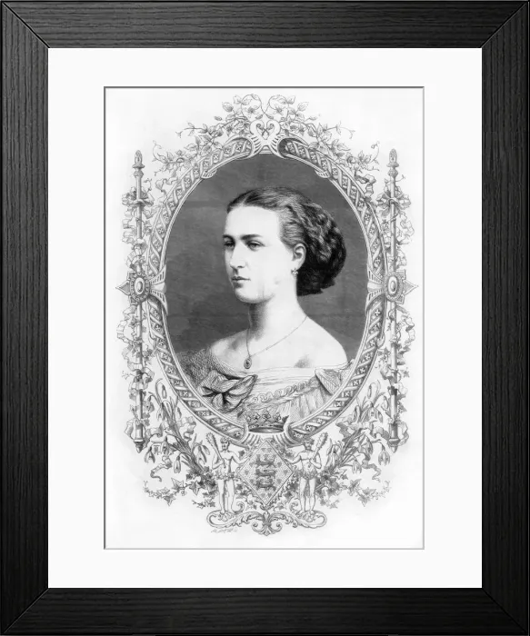 Framed Print : Princess Alexandra (1844-1925), 1862. Artist: M Jackson Framed Print : Princess Alexandra (1844-1925), 1862. Artist: M Jackson
