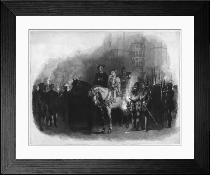 Framed Print : King Edward VI and Edward Seymour, Duke of Somerset, Hampton Court, 19th century Framed Print : King Edward VI and Edward Seymour, Duke of Somerset, Hampton Court, 19th century
