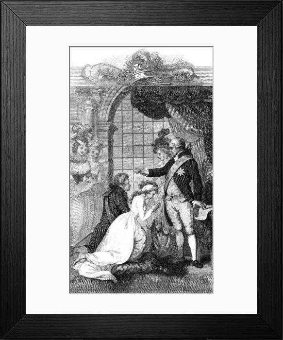 Framed Print : Nuptial benediction of the Prince and Princess of Wales. Artist: Rothwell Framed Print : Nuptial benediction of the Prince and Princess of Wales. Artist: Rothwell