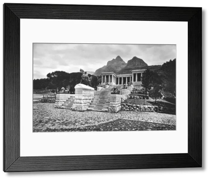 Framed Print : Rhodes Memorial, Groote Schuur, Cape Town, South Africa, 1917 Framed Print : Rhodes Memorial, Groote Schuur, Cape Town, South Africa, 1917