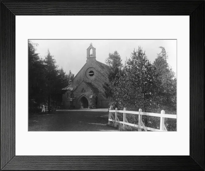 Framed Print : St Hughs Church, Chakrata, India, 1917 Framed Print : St Hughs Church, Chakrata, India, 1917