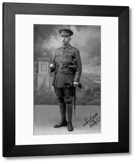 Framed Print : Captain Palmer, officer in command, Dover, 1915 Framed Print : Captain Palmer, officer in command, Dover, 1915