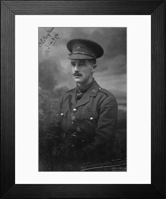 Framed Print : Lieutenant Hopkins, January 1916 Framed Print : Lieutenant Hopkins, January 1916