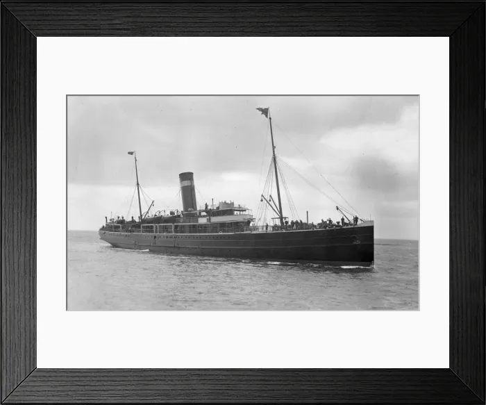 Framed Print : SS Duke of Connaught, Fleetwood-Belfast service, 20th century Framed Print : SS Duke of Connaught, Fleetwood-Belfast service, 20th century