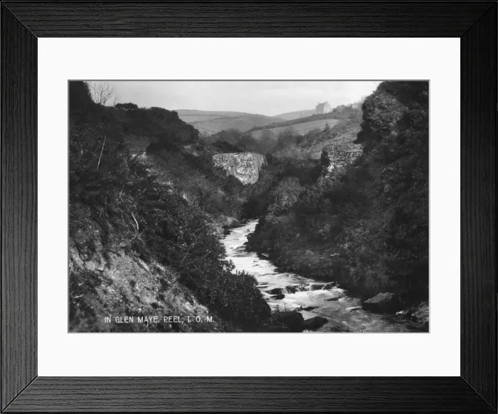 Framed Print : In Glen Maye, Peel, Isle of Man, 20th century Framed Print : In Glen Maye, Peel, Isle of Man, 20th century