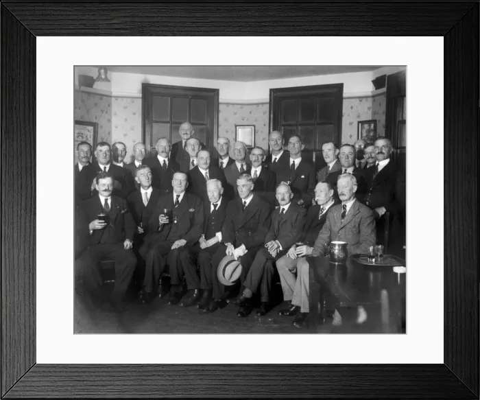 Framed Print : WWI veterans from Surbiton, 1934 Framed Print : WWI veterans from Surbiton, 1934