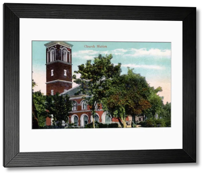 Framed Print : Christ Church, Muttra, India, 20th century Framed Print : Christ Church, Muttra, India, 20th century