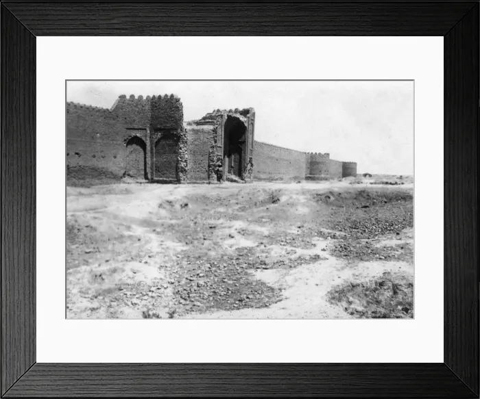 Framed Print : City gate, Samarra, Mesopotamia, 1918 Framed Print : City gate, Samarra, Mesopotamia, 1918