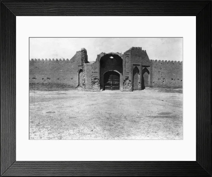 Framed Print : City gate, Samarra, Mesopotamia, 1918 Framed Print : City gate, Samarra, Mesopotamia, 1918