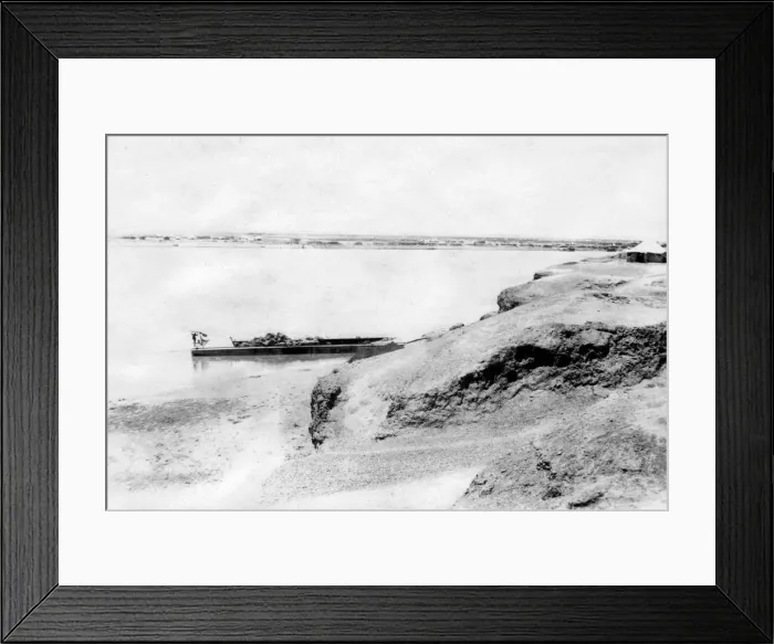 Framed Print : Right bank of the Tigris River and Samarra, Mesopotamia, 1918 Framed Print : Right bank of the Tigris River and Samarra, Mesopotamia, 1918