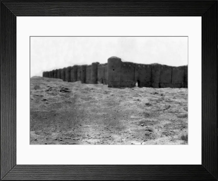 Framed Print : City walls, Samarra, Mesopotamia, 1918 Framed Print : City walls, Samarra, Mesopotamia, 1918