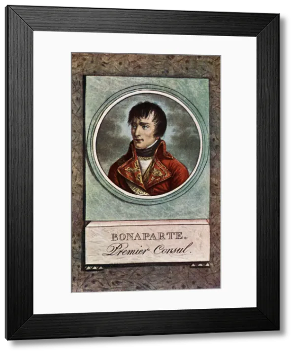 Framed Print : Premier Consul, c1803, (c1920). Artist: Charles Francois Gabriel Levachez Framed Print : Premier Consul, c1803, (c1920). Artist: Charles Francois Gabriel Levachez