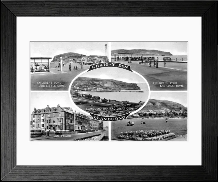 Framed Print : Llandudno, 20th century Framed Print : Llandudno, 20th century