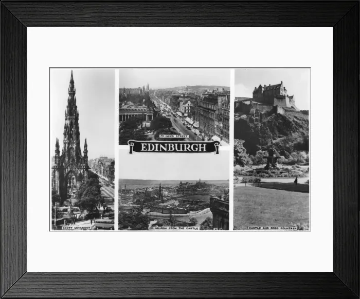 Framed Print : Edinburgh, Scotland, 20th century Framed Print : Edinburgh, Scotland, 20th century