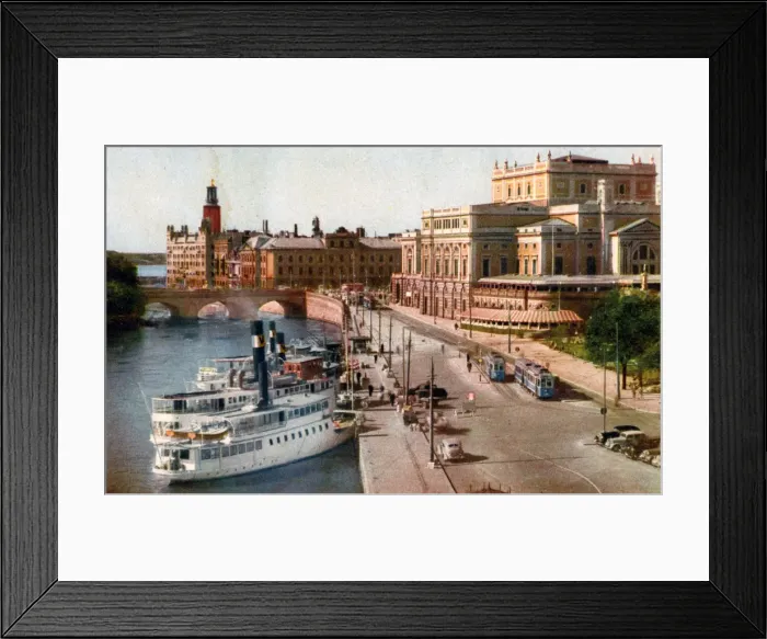 Framed Print : Royal Opera House, Stockholm, 20th century Framed Print : Royal Opera House, Stockholm, 20th century