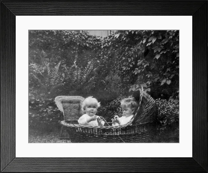 Framed Print : One year old, 1915 Framed Print : One year old, 1915