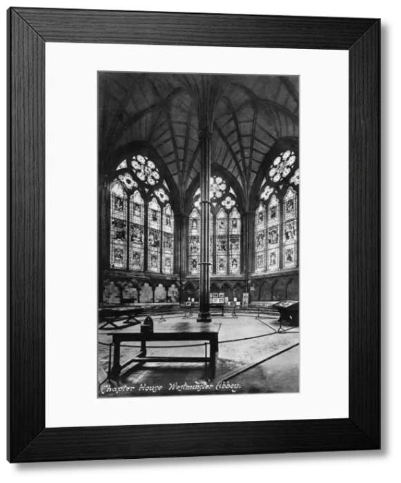 Framed Print : Chapter House, Westminster Abbey, 20th century. Artist: Valentine & Sons Framed Print : Chapter House, Westminster Abbey, 20th century. Artist: Valentine & Sons