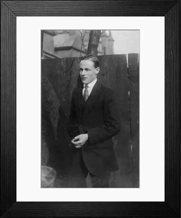 Framed Print : A man in a suit, 20th century Framed Print : A man in a suit, 20th century
