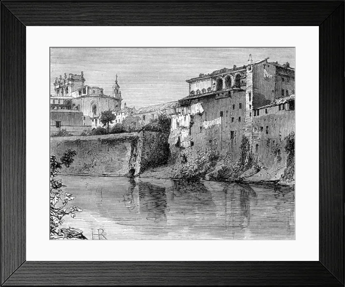 Framed Print : Villa Farnese, province of Viterbo, north-west of Rome, Italy, 19th century. Artist: Henri Alexandre Georges Regnault Framed Print : Villa Farnese, province of Viterbo, north-west of Rome, Italy, 19th century. Artist: Henri Alexandre Georges Regnault
