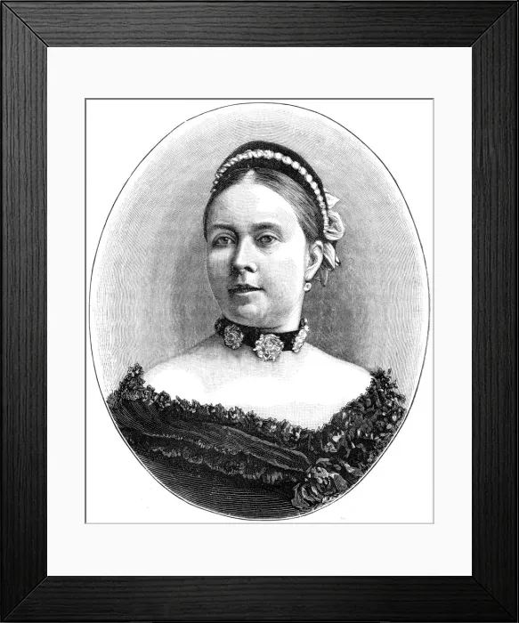 Framed Print : Victoria, Princess Royal, eldest daughter of Queen Victoria, (1900). Artist: Reichard & Lindner Framed Print : Victoria, Princess Royal, eldest daughter of Queen Victoria, (1900). Artist: Reichard & Lindner