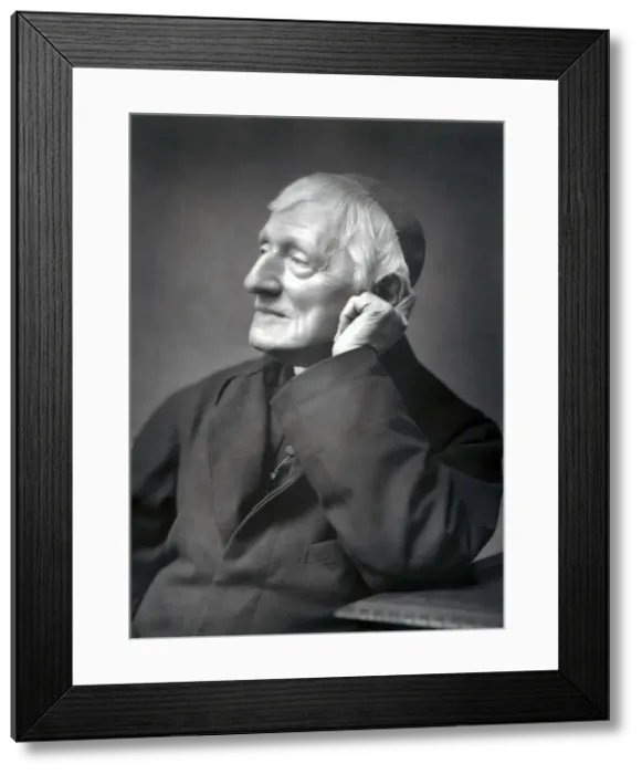 Framed Print : John Henry Newman, British cardinal, late 19th century Framed Print : John Henry Newman, British cardinal, late 19th century