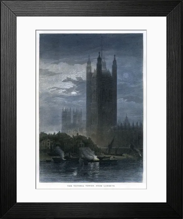 Framed Print : The Victoria Tower, from Lambeth