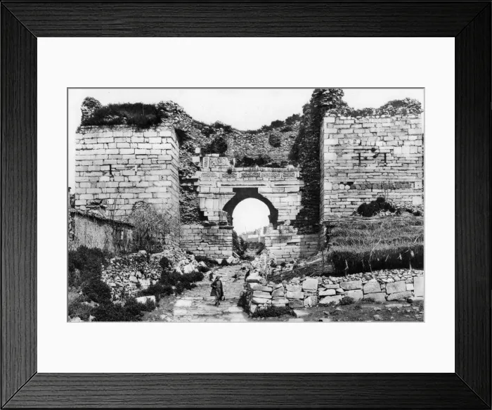 Framed Print : Gateway, Ephesus, Turkey, 1937. Artist: Martin Hurlimann Framed Print : Gateway, Ephesus, Turkey, 1937. Artist: Martin Hurlimann