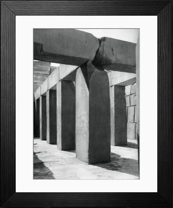Framed Print : Granite temple, Giza, Egypt, 1937. Artist: Martin Hurlimann Framed Print : Granite temple, Giza, Egypt, 1937. Artist: Martin Hurlimann
