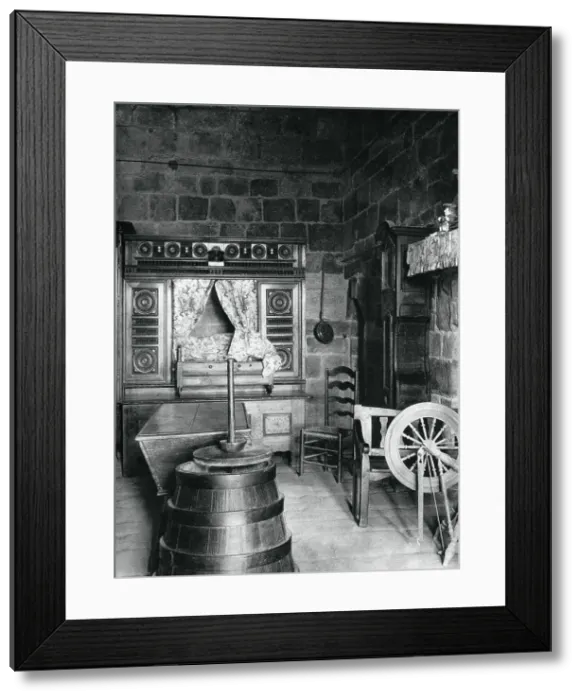 Framed Print : Interior, Dinan, Brittany, France, 1937. Artist: Martin Hurlimann Framed Print : Interior, Dinan, Brittany, France, 1937. Artist: Martin Hurlimann