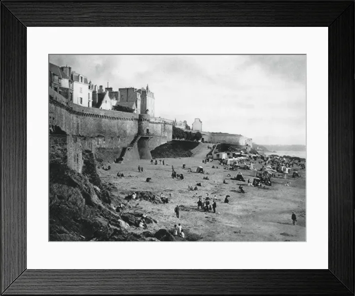 Framed Print : Saint-Malo, France, Brittany, 1937. Artist: Martin Hurlimann Framed Print : Saint-Malo, France, Brittany, 1937. Artist: Martin Hurlimann
