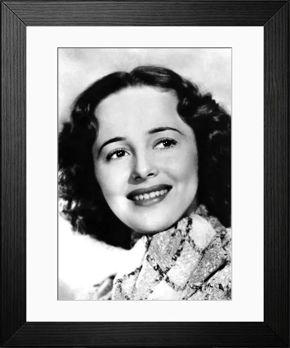 Framed Print : Olivia de Havilland (b. 1916), American actress, c1930s-c1940s Framed Print : Olivia de Havilland (b. 1916), American actress, c1930s-c1940s