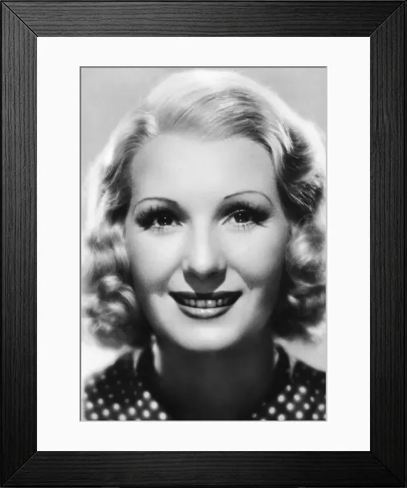 Framed Print : Jean Harlow (1911-1937), American actress, c1930s-c1940s
