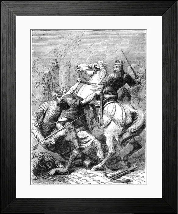 Framed Print : King Stephen taken prisoner, 1141 Framed Print : King Stephen taken prisoner, 1141