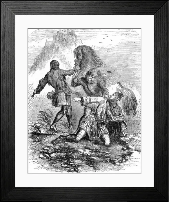 Framed Print : William Rufus and the soldier Framed Print : William Rufus and the soldier