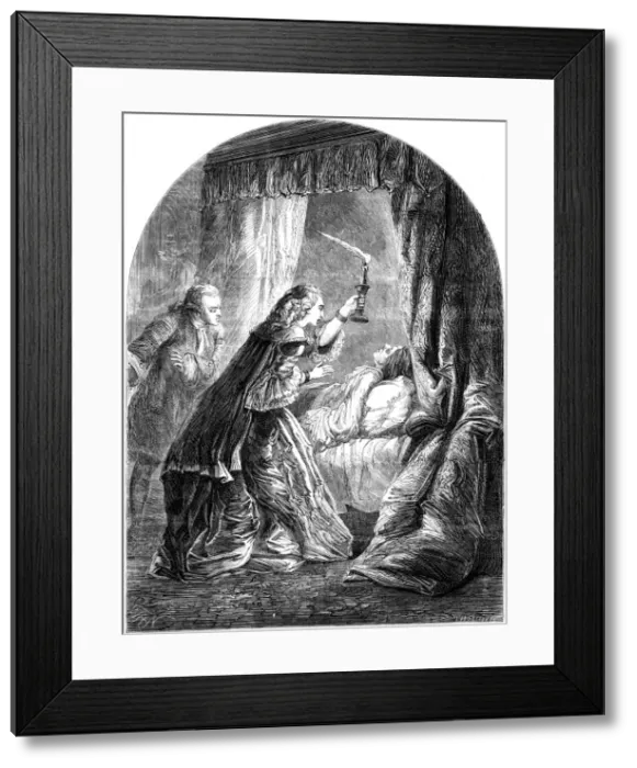 Framed Print : Death of the Prince of Wales, son of King George II. Artist: C Sheeres Framed Print : Death of the Prince of Wales, son of King George II. Artist: C Sheeres