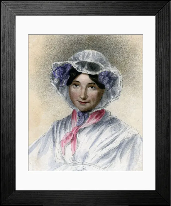 Framed Print : Frances Trollope, 19th century English novelist Framed Print : Frances Trollope, 19th century English novelist