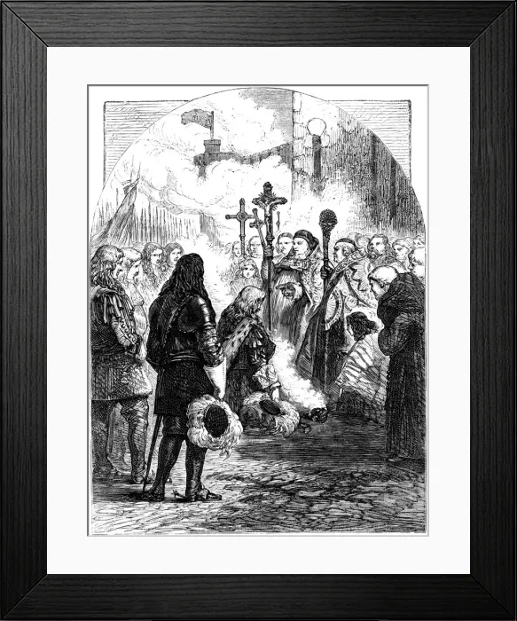 Framed Print : Reception of James II in Dublin, 1689 Framed Print : Reception of James II in Dublin, 1689