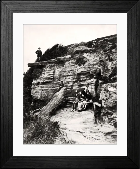 Framed Print : Lovers Seat, Fairlight, Hastings, Sussex, c1900 Framed Print : Lovers Seat, Fairlight, Hastings, Sussex, c1900