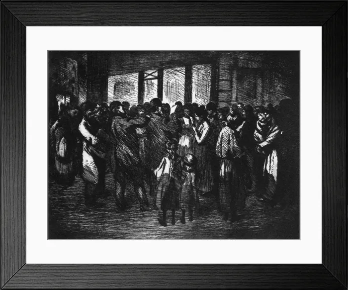 Framed Print : Chanteurs de Rue, c1800-1840 (1924). Artist: Theophile Steinlen Framed Print : Chanteurs de Rue, c1800-1840 (1924). Artist: Theophile Steinlen