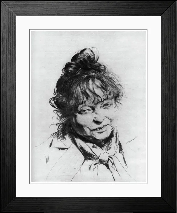 Framed Print : Louise France, c1895-1945 (1924). Artist: Edgar Chahine Framed Print : Louise France, c1895-1945 (1924). Artist: Edgar Chahine