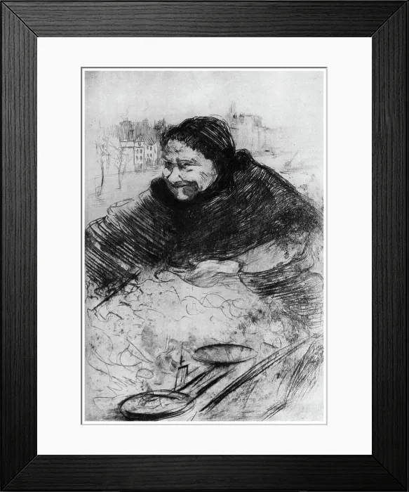Framed Print : Marche de 4 Saisons, c1895-1945 (1924). Artist: Edgar Chahine Framed Print : Marche de 4 Saisons, c1895-1945 (1924). Artist: Edgar Chahine