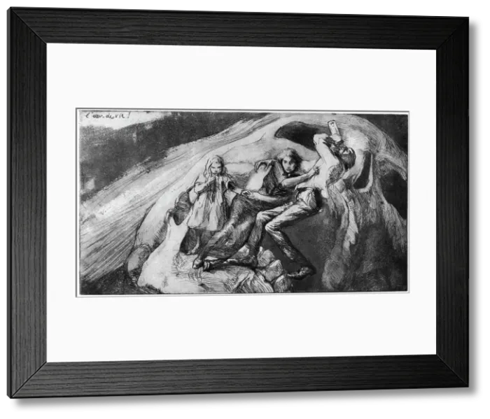 Framed Print : L Eau de Vie, c1900-190 (1924). Artist: Marcel Roux Framed Print : L Eau de Vie, c1900-190 (1924). Artist: Marcel Roux