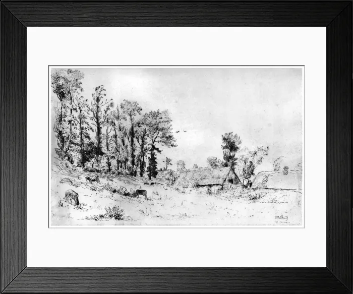 Framed Print : Val de Septimonville, c1880-1940 (1924). Artist: Georges Le Meilleur Framed Print : Val de Septimonville, c1880-1940 (1924). Artist: Georges Le Meilleur