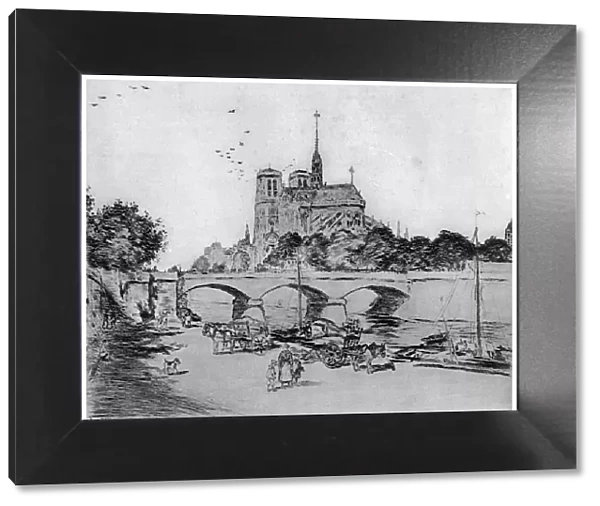Notre Dame, c1870-1920 (1924). Artist: Jean Francois Raffaelli